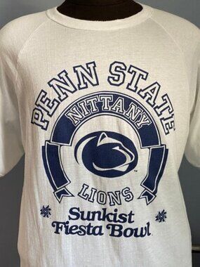 Vintage Penn State Nittany Lions University PSU 1987 Sunkist Fiesta Bowl Shirt